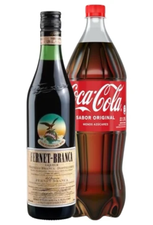 fernet con coca cola Fernet Branca 750ml con Coca Cola 2Lts.